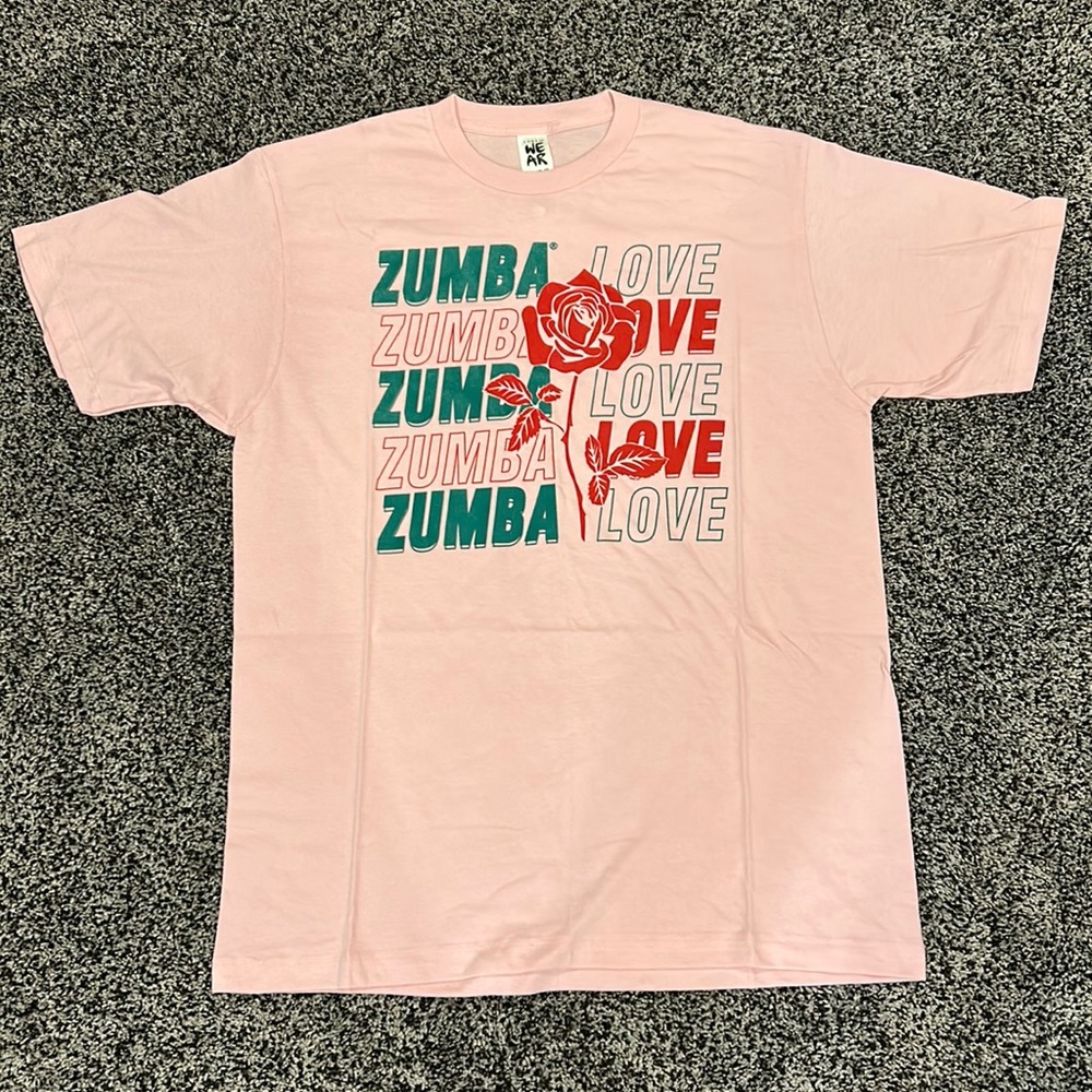 WE AR Zumba Women’s pink tee